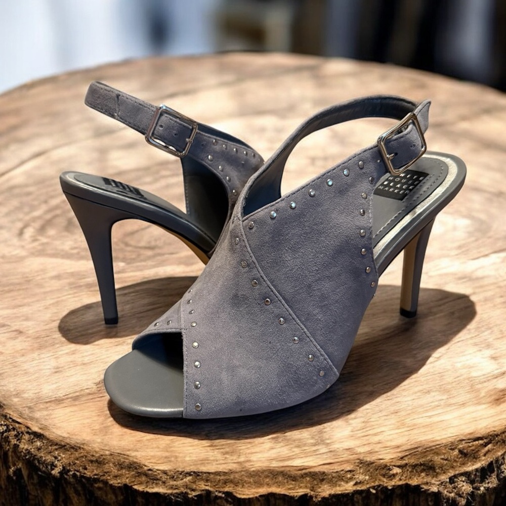 White House Black Market ‘Zailey’ Suede Heels Size 7